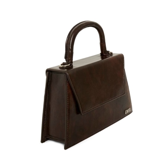 347. GESTUZ Harvey GZ Faded Brown Lamb Leather Cross Body Bag $350 GUC - Picture 4 of 5